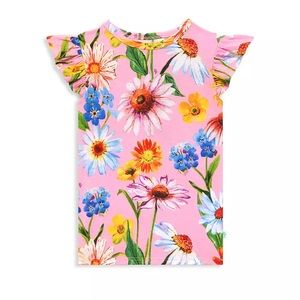 Posh Peanut Kaleigh Ruffle Cap Tshirt